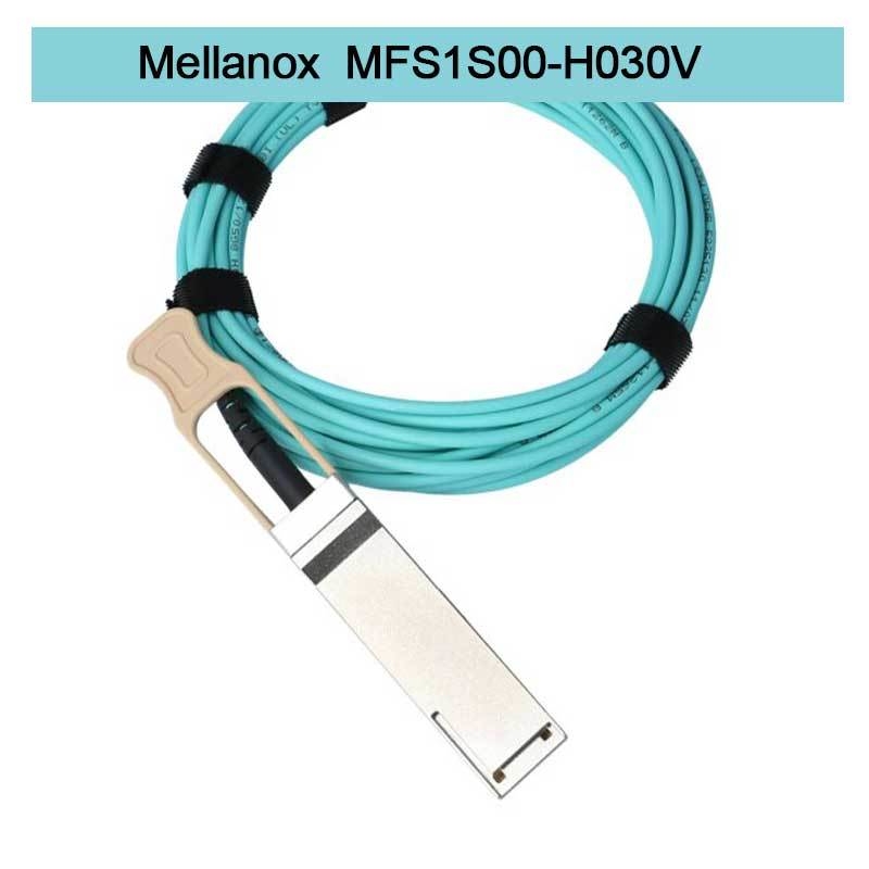 MFS1S00-H030V(980-9I440-00H030)  Καλώδιο δικτύου Aoc IB HDR Έως 200Gb/S QSFP56 30m 200GBase-AOC QSFP56 σε QSFP56