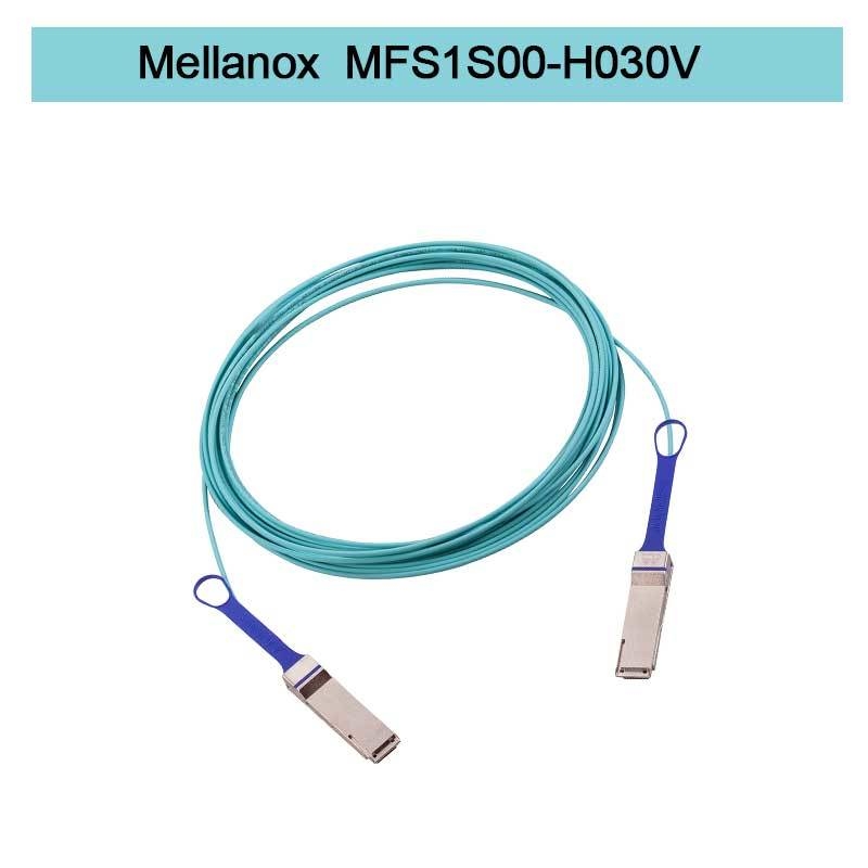 MFS1S00-H030V(980-9I440-00H030)  Καλώδιο δικτύου Aoc IB HDR Έως 200Gb/S QSFP56 30m 200GBase-AOC QSFP56 σε QSFP56