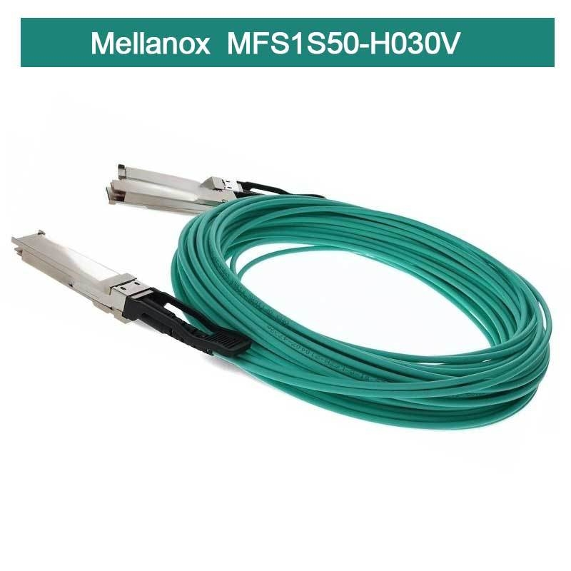 Infiniband Mellanox AOC MFS1S50-H030V VPI HDR & ETH 2x100Gb/S 30M QSFP56 νέο και πρωτότυπο