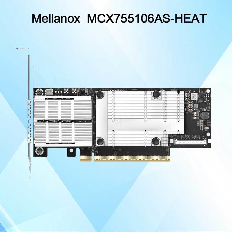 MCX755106as-Θερμότητα (900-9X7AH-0078-DTZ) Nvidia Connectx-7 200g Ethernet Adapter με Διπλές Θύρες