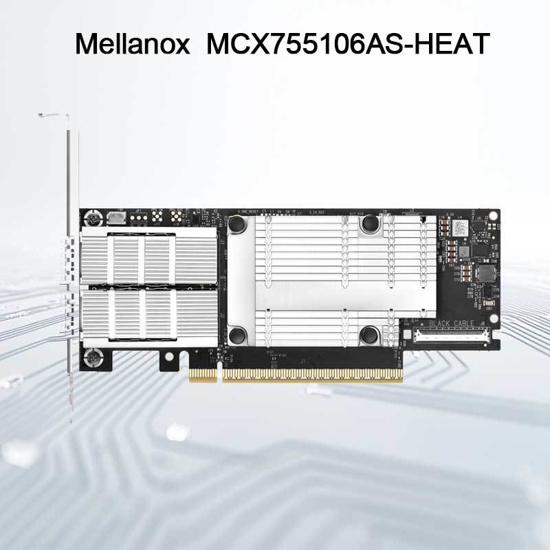 MCX755106as-Θερμότητα (900-9X7AH-0078-DTZ) Nvidia Connectx-7 200g Ethernet Adapter με Διπλές Θύρες