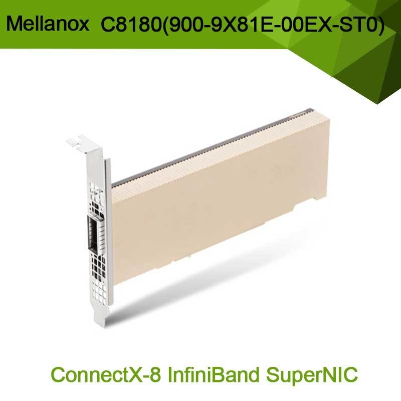 Ο προσαρμογέας C8180 (900-9x81e-00ex-st0) μονής πύλης OSFP Infiniband: 800GBS XDR IB