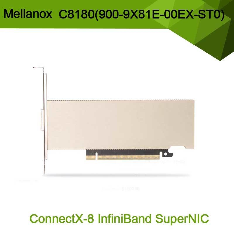 Ο προσαρμογέας C8180 (900-9x81e-00ex-st0) μονής πύλης OSFP Infiniband: 800GBS XDR IB