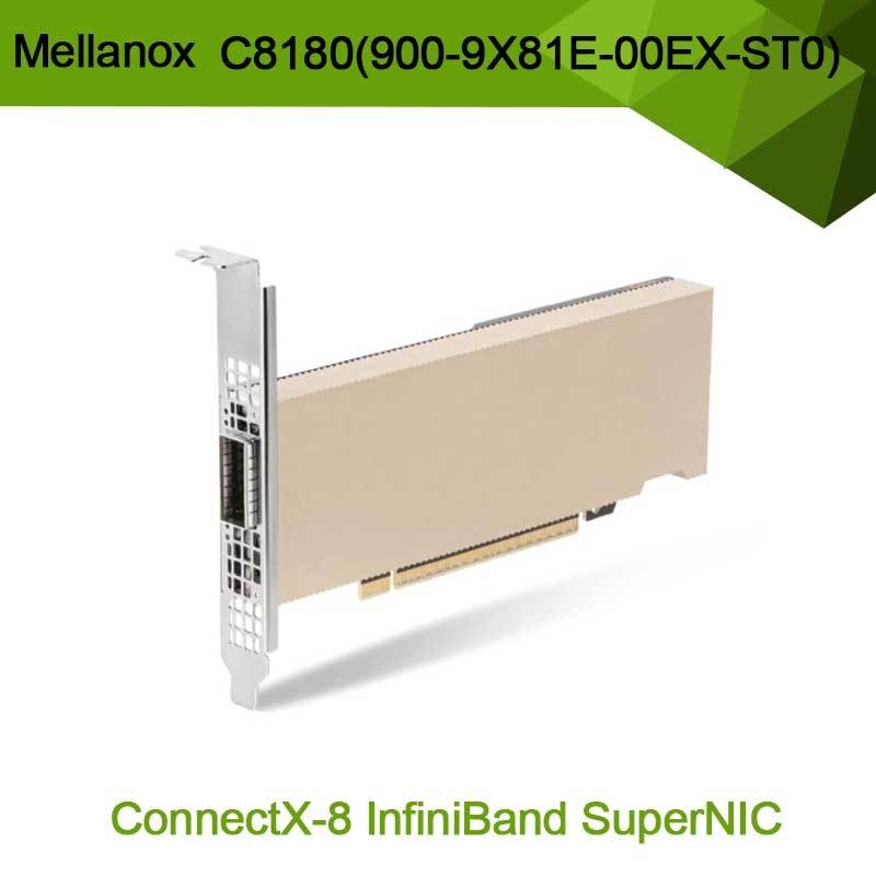 Ο προσαρμογέας C8180 (900-9x81e-00ex-st0) μονής πύλης OSFP Infiniband: 800GBS XDR IB