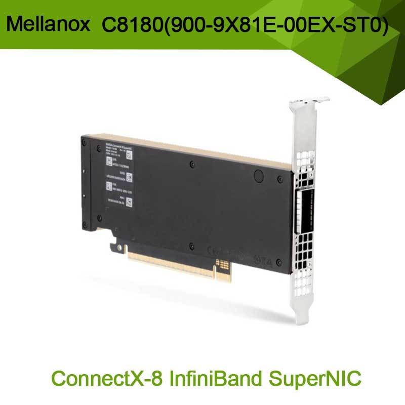 Ο προσαρμογέας C8180 (900-9x81e-00ex-st0) μονής πύλης OSFP Infiniband: 800GBS XDR IB