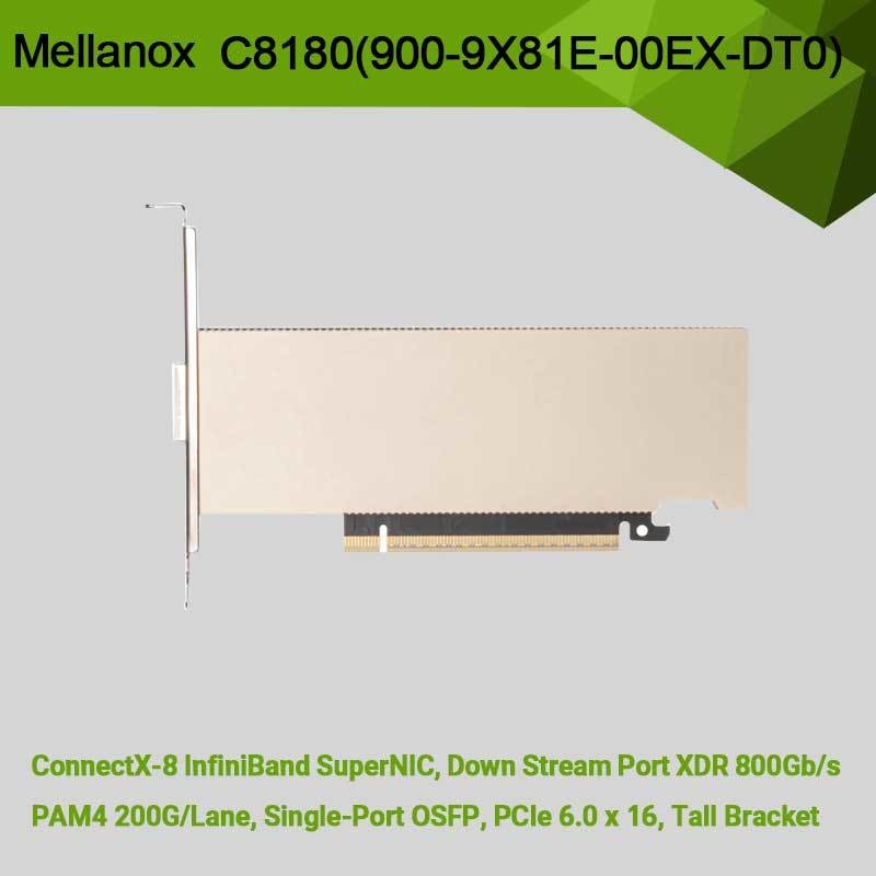 Ο προσαρμογέας C8180 NVIDIA CONNECTX-8