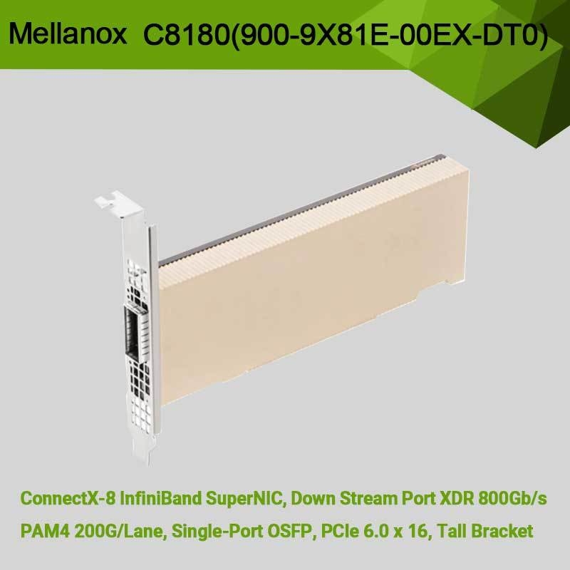 Ο προσαρμογέας C8180 NVIDIA CONNECTX-8