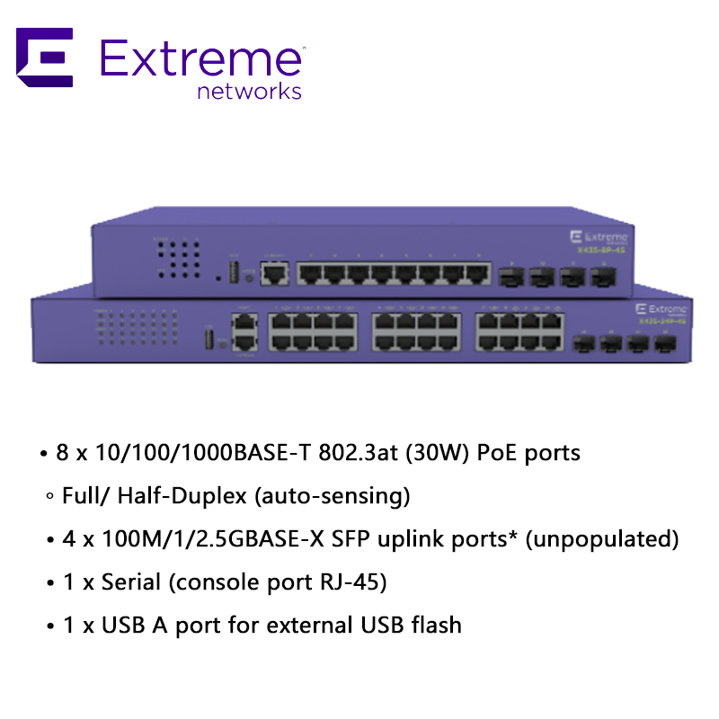 Διακόπτης δικτύου Mellanox High-Performance Extreme X435-8p-4s για γρήγορη συνδεσιμότητα