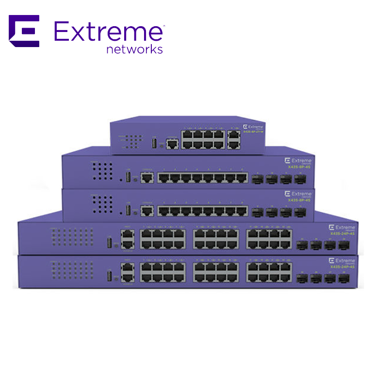 24P Extreme Networks X435 AVB Switch X435 4S 68Gbps 50.6Mpps καινούργιο και αυθεντικό