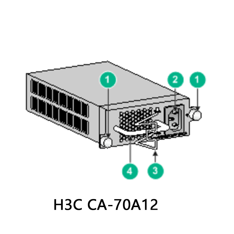 H3c Ca-70A12 Υψηλής απόδοσης συνεχής τροφοδοσία για συσκευές Καρτόνι 2.5A