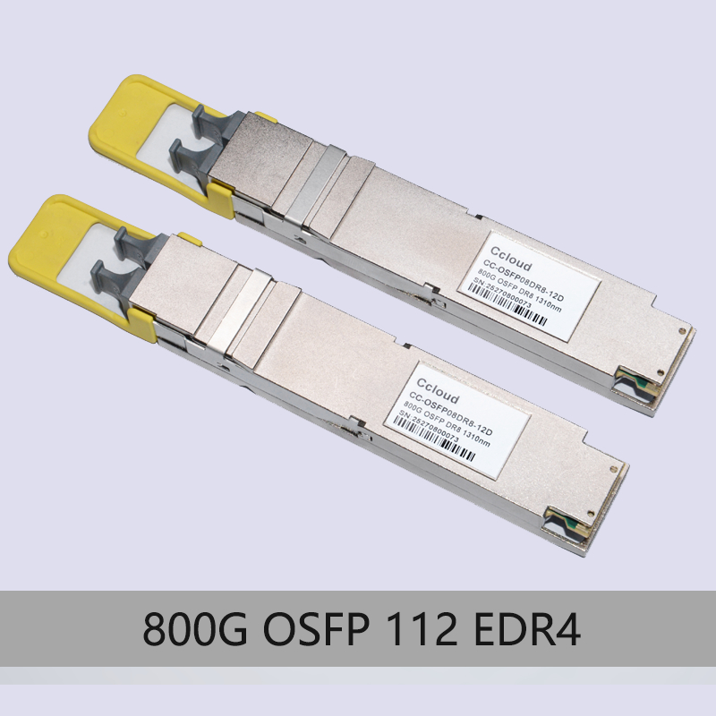 Διαποδιαμορφωτής OSFP 112 EDR4 CC-OSFP08EDR8-12D Υψηλής Ταχύτητας 800G για Κέντρα Δεδομένων