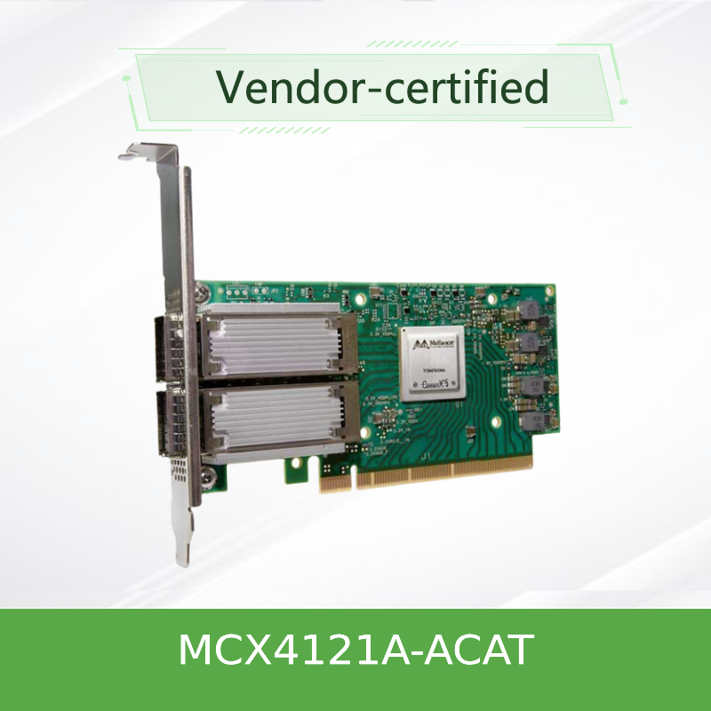 MCX4121A-ACAT ConnectX®-4 Lx EN Nic Δικτυακή κάρτα διεπαφής δικτύου 25GbE διπλής θύρας SFP28
