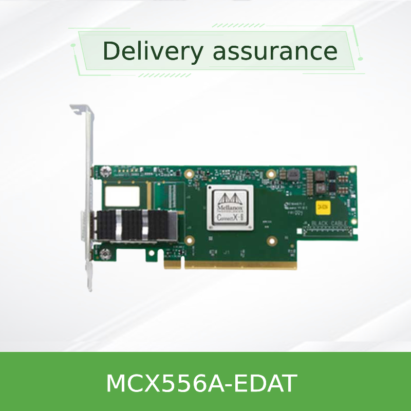 ConnectX-5 πρώην κάρτα EDR InfiniBand δικτύων Mellanox προσαρμοστών VPI και διπλός λιμένας QSFP28 mcx556a-EDAT 100GbE