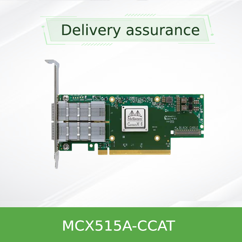 EN 10 25 40 50 Oe καρτών δικτύων 100GbE InfiniBand Mellanox ταχύτητες προσαρμοστών mcx515a-CCAT