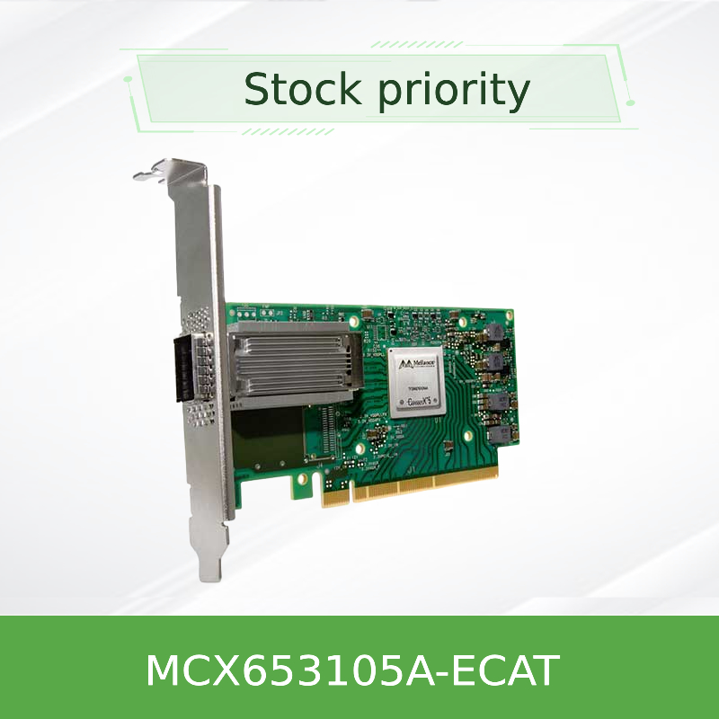 Μονάδα MCX653105A-ECAT Mellanox κάρτα δικτύου Nic Card ConnectX-6 100GbE Single Port