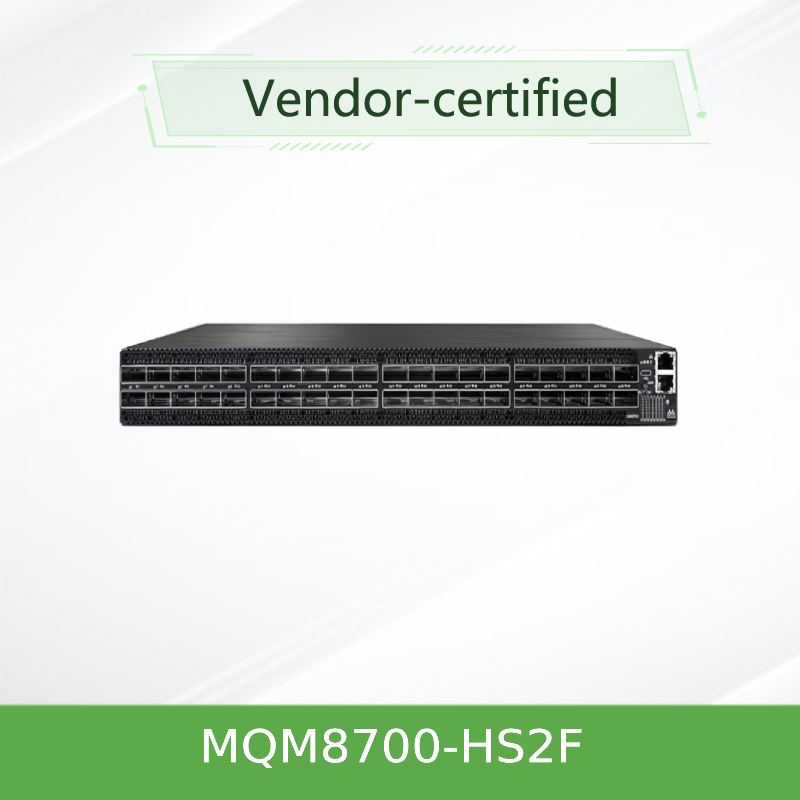 MQM8700-HS2F(920-9B110-00FH-0MD)  Διακόπτης δικτύου Quantum Mellanox Hdr 40 θυρών 200 Gbit/s 40 θύρες Infiniband
