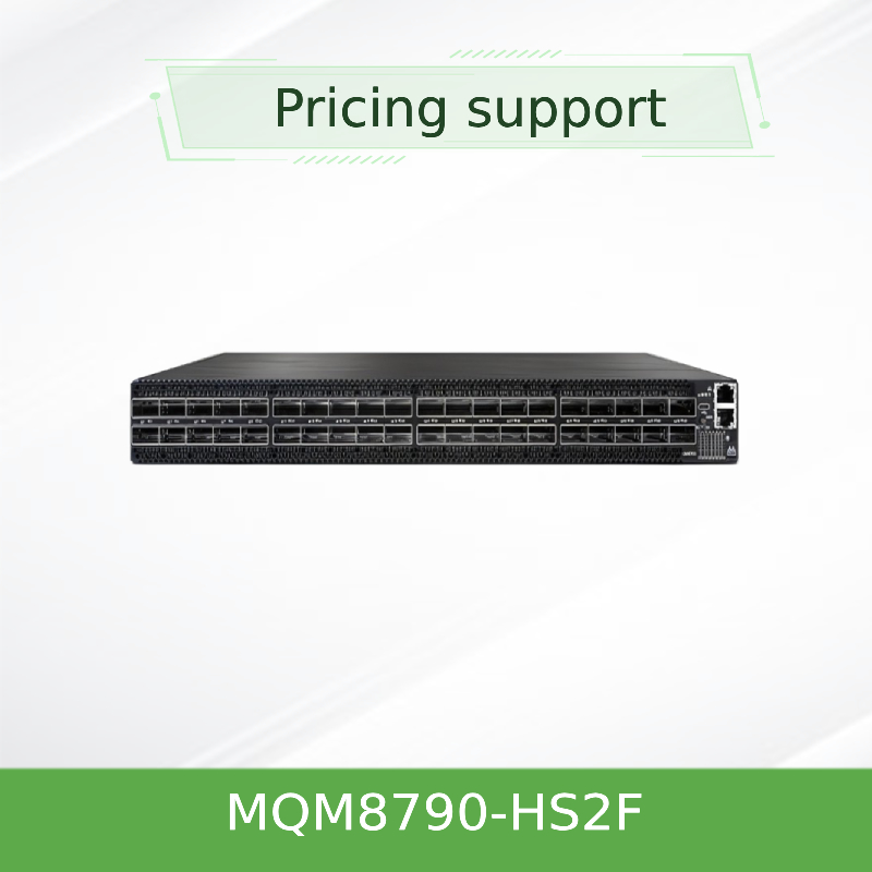Διακόπτης 40 MQM8790-HS2F Mellanox Infiniband ροή αέρος παροχών ηλεκτρικού ρεύματος λιμένων HDR 2 QSFP56 P2C