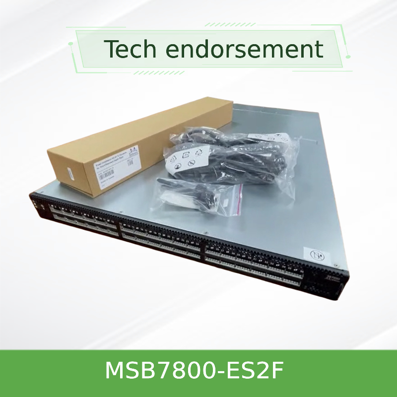 Βασισμένοι EDR InfiniBand 1U 36 QSFP28 MSB7800-ES2F Mellanox λιμένες δικτύων διακόπτης-IB 2