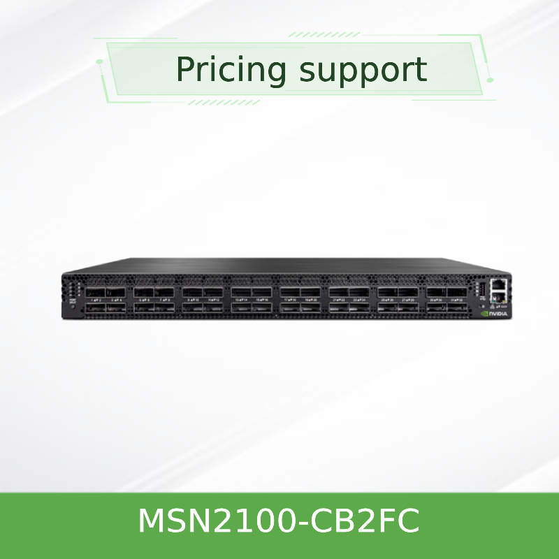 MSN2100-CB2FC Nvidia Spectrum 100gbe 1u Switch 1g Μέγιστη Ταχύτητα Cumulus Linux 16 Θύρες Qsfp28 2 AC Psus X86 2-Πυρήνων Μικρού Βάθους P2c Airflow