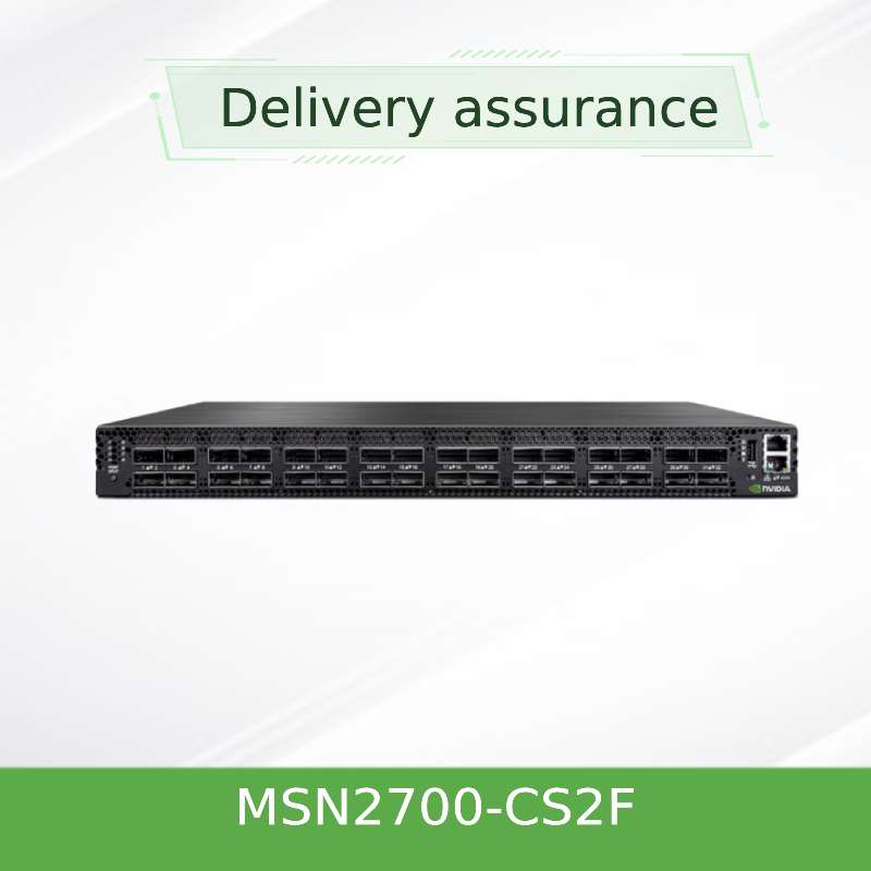 MSN2700-CS2F Mellanox Switch Spectrum βασισμένη σε 32 θύρες 100GbE ανοικτή πλατφόρμα Ethernet