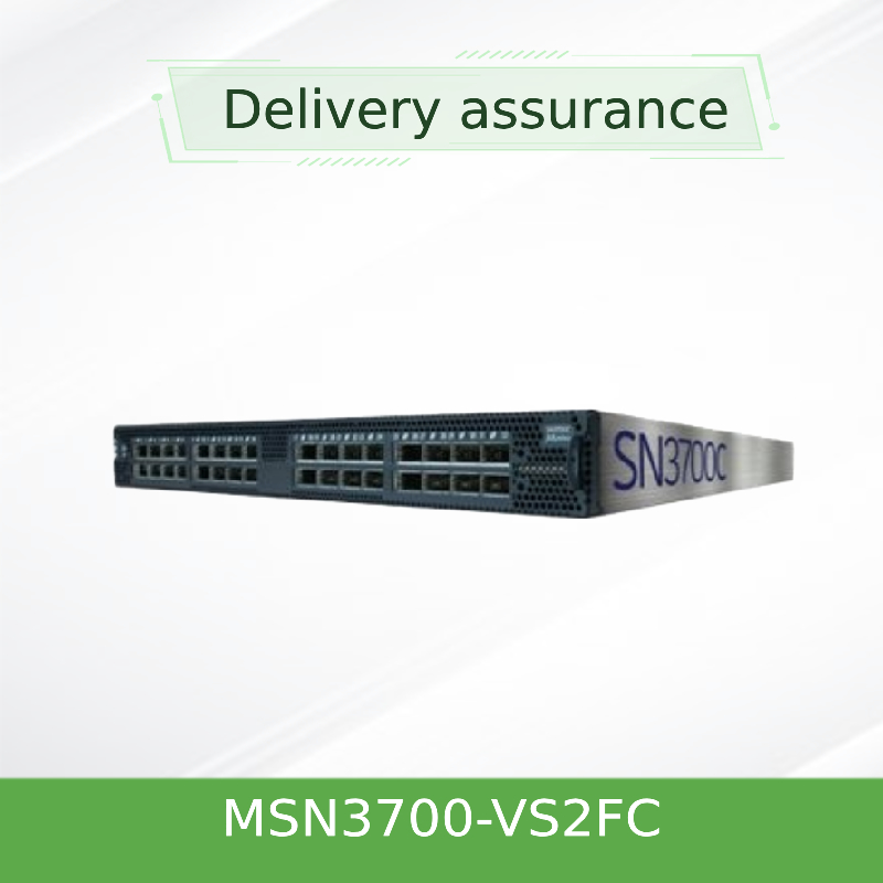 2 διακόπτης MSN3700-VS2FC 200GbE 1U Linux σωρειτών διακοπτών ανοικτών δικτύων εναλλασσόμενου ρεύματος PSUs Mellanox