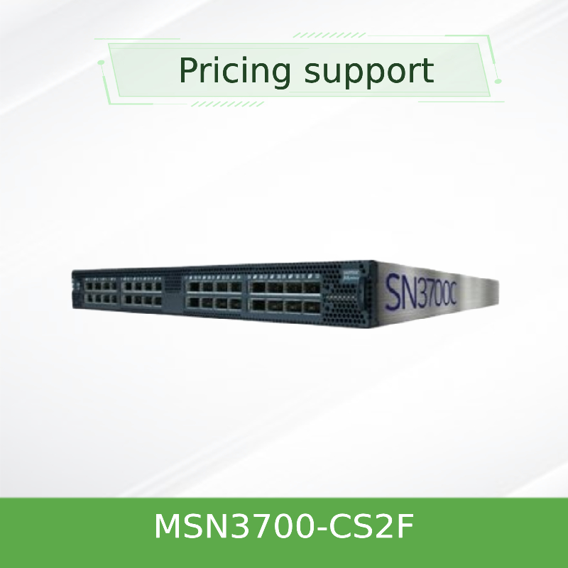 MSN3700-CS2F φάσμα-2 βασισμένος διακόπτης δικτύων mellanox 100GbE 1U ανοικτός με Onyx 32 λιμένες QSFP28