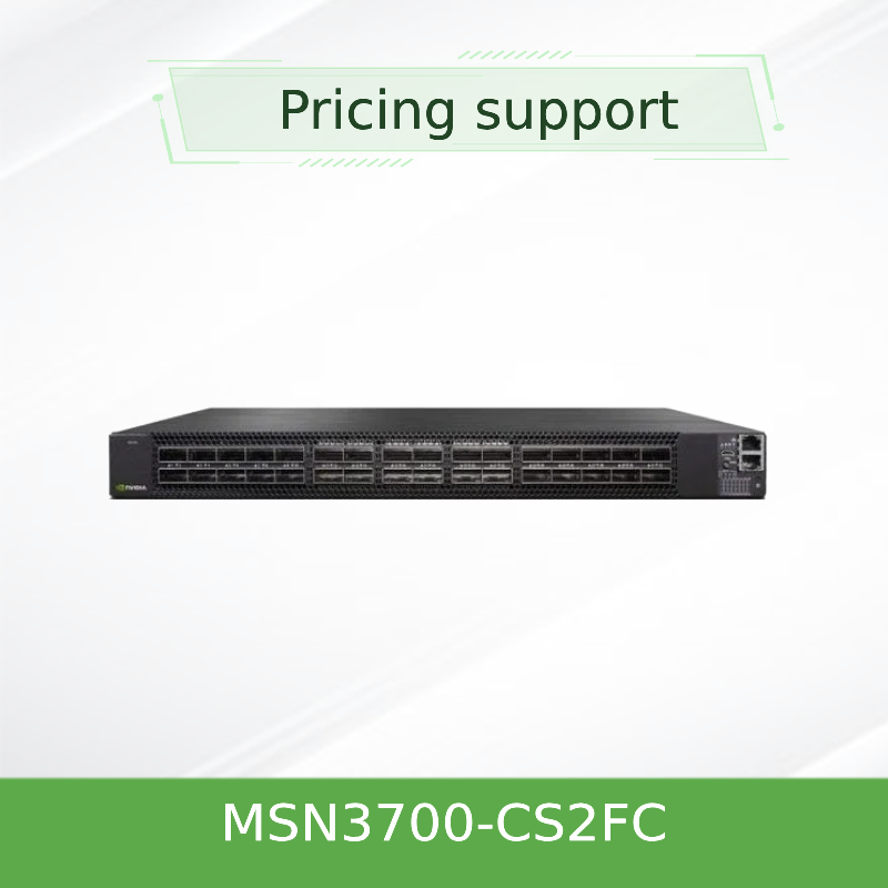 Σωρείτης Linux 2 διακόπτης MSN3700 δικτύων εναλλασσόμενου ρεύματος PSUs Mellanox - λιμένες CS2FC 100GbE 1U 32 QSFP28
