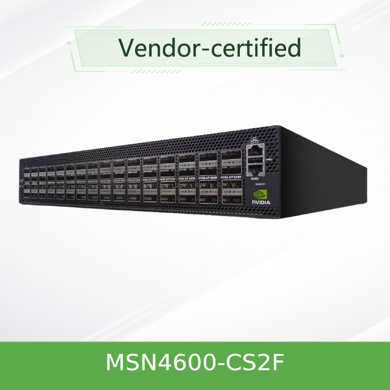 Φάσμα-3 βασισμένος 	Διακόπτης MSN4600 ανοικτών δικτύων διακοπτών Sn4600c δικτύων Mellanox - CS2F με Onyx