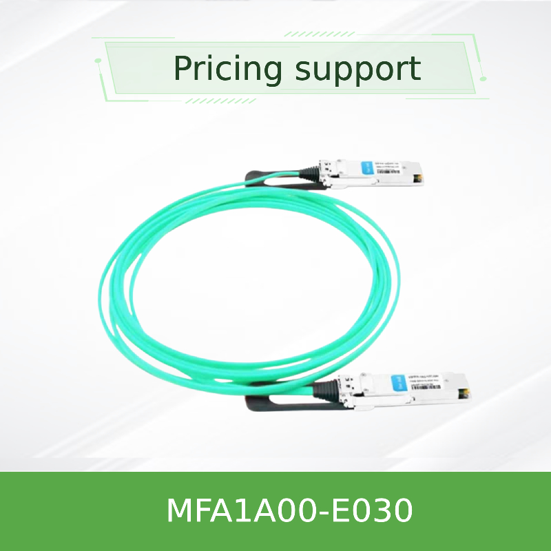 Δικτυακό δίκτυο που βασίζεται σε VCSEL QSFP Mellanox AOC Cable MFA1A00-E030 IB EDR έως 100Gb/S