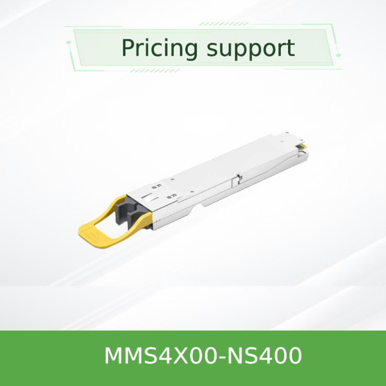 Nvidia MMS4X00-Ns400 (980-9I31N-00NM00) 400GB/S Μονή θύρα Osfp Μονή λειτουργία Dr4 Πληροφορητές