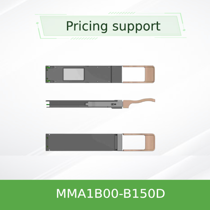 οπτικός πομποδέκτης QSFP+ 850nm MMA1B00-B150D MPO SR4 40GbE DDMI Mellanox μέχρι 150m