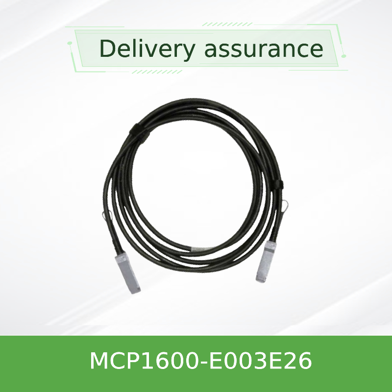 MCP1600-E003E26 άμεσος συνδέστε το χάλκινο καλώδιο InfiniBand EDR μέχρι 100Gb/S QSFP28 3m μαύρο 26AWG