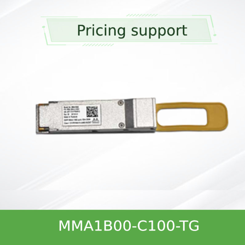 Νέο αυθεντικό πομποδέκτης Mellanox MMA1b00-C100-Tg 100gbe Qsfp28 έως 100m, Ddmi
