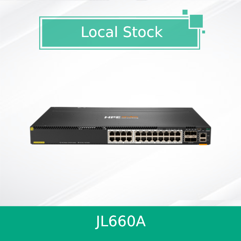 Διακόπτης Hpe Aruba Networking Cx 6300m 24 Hpe Smart Rate Poe και 4 SFP56 (JL660A)