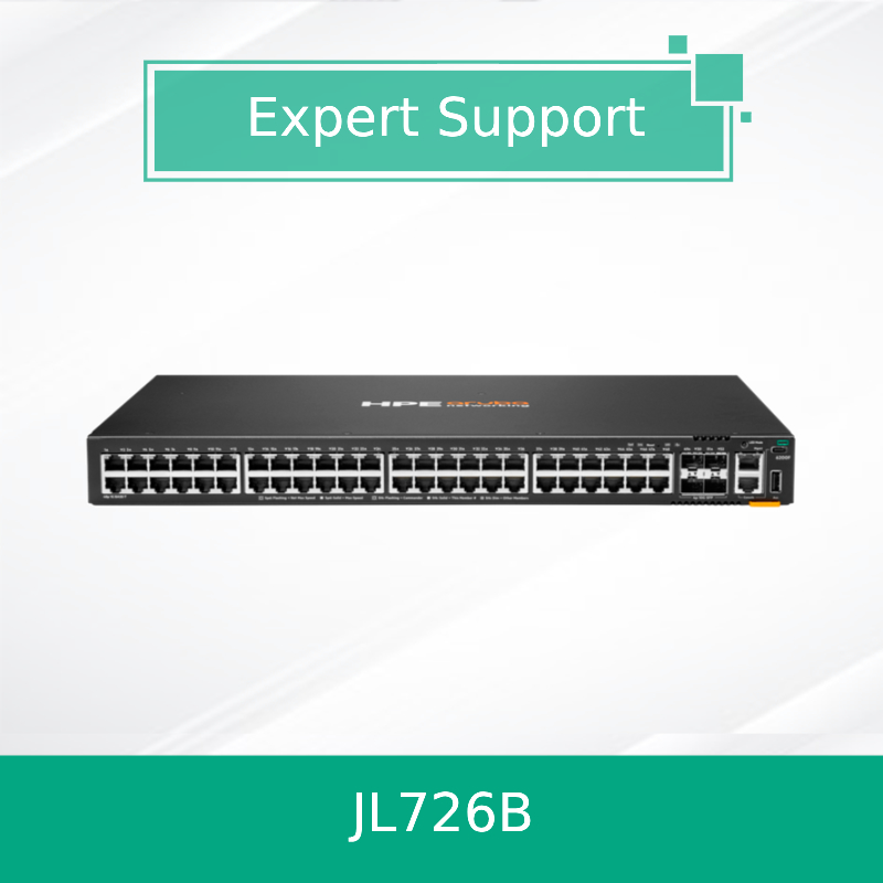 Τελευταία έκδοση Hpe Aruba Networking Cx 6200f 48g 4SFP+ Switch (JL726B)