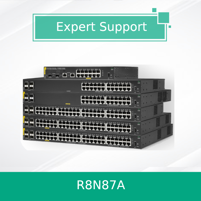 Διακόπτης Hpe Aruba Networking Cx 6000 24G Class4 Poe 4SFP 370W (R8N87A) Καινούργιος και Γνήσιος