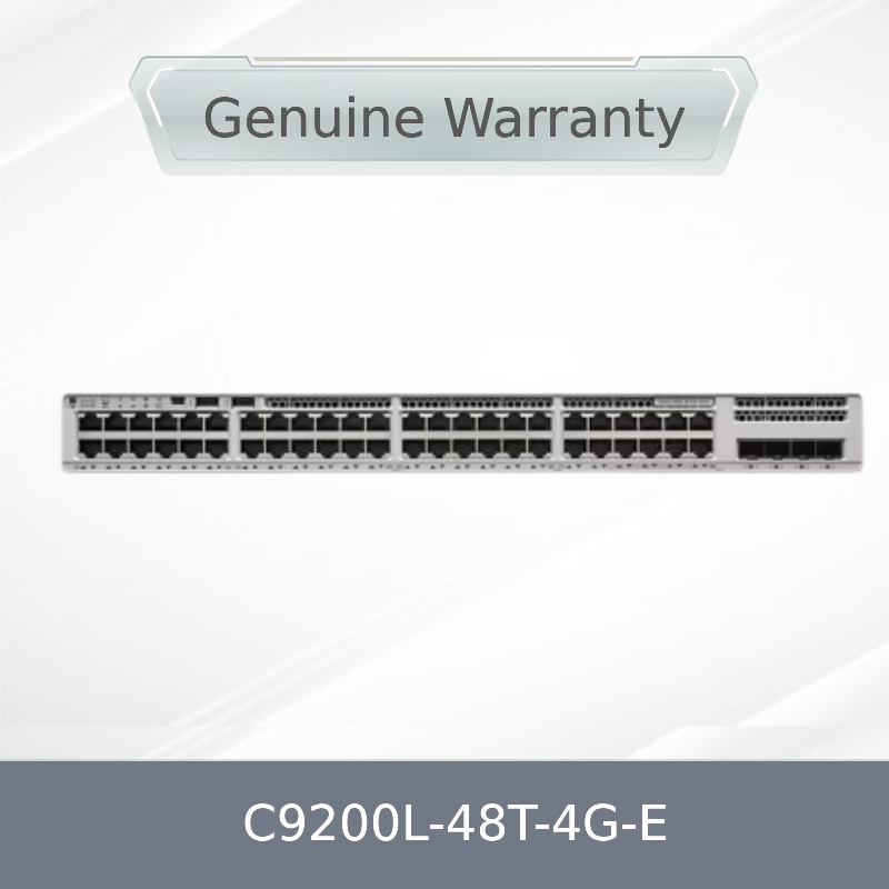 Νέο αρχικό αποθεματικό 9200 σειράς 9200L 48-Port δεδομένα, 4 X 1g, Network Essentials C9200L-48t-4G-E Network Switch