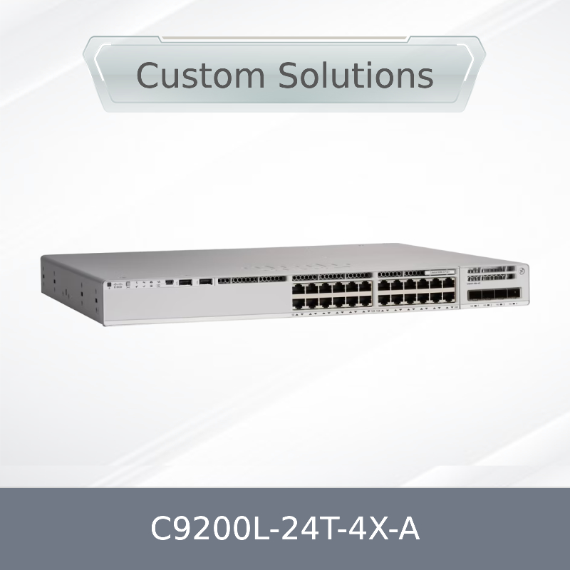 Αρχικό Νέο Cisco C9200L-24t-4X-a Καταλύτης 9200L 24-Port 4X 1g Snmp Stackable Qos Lacp Cisco Switch C9200L-24t-4X-a