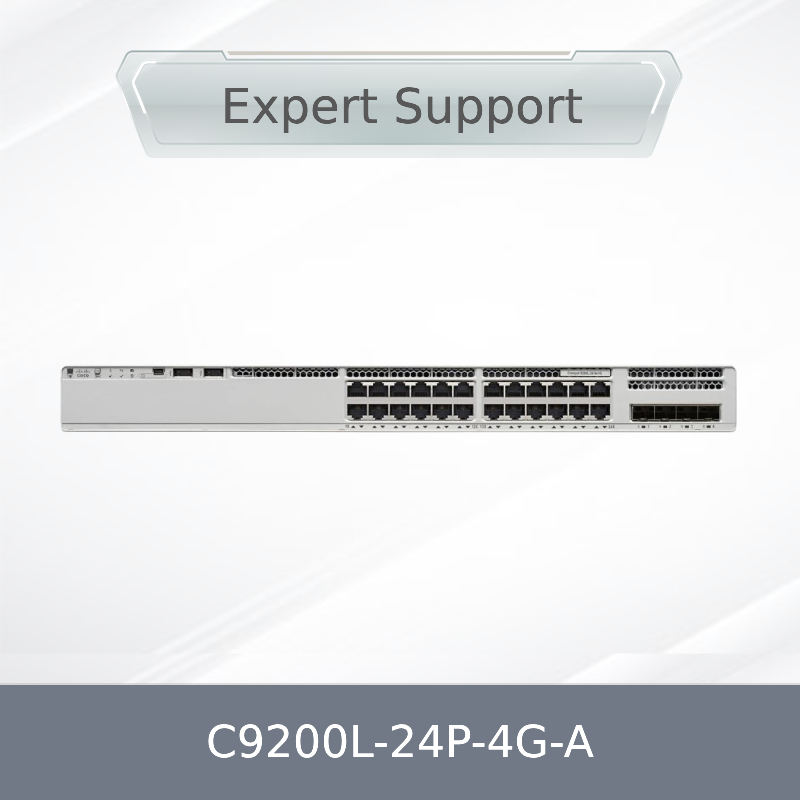 Νέο Πρωτότυπο Καθαρό Απόθεμα 9200L Switch C9200L-24p-4G-a Cata Lyst 9200L 24-Θυρών Poe+, 4 X 1g, Network Advantage C9200L-24p-4G-a