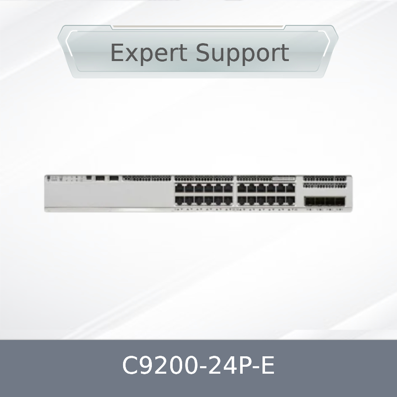 Αρχικό C9200-24p-E 9200 Layer 2 Ethernet 24 Port Poe Network Switch με λειτουργία Qos