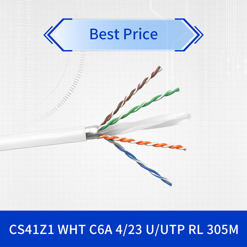 CommScope NETCONNECT Category 6A U/UTP Network Cable with 500 MHz Bandwidth 23 AWG Solid Copper in 305-meter Reel