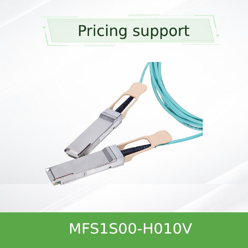 Mellanox MFS1S00-H010V 10m 200Gb/s QSFP56 Active Optical Cable  Εκτεταμένη Εμβέλεια για Δίκτυα Κέντρων Δεδομένων