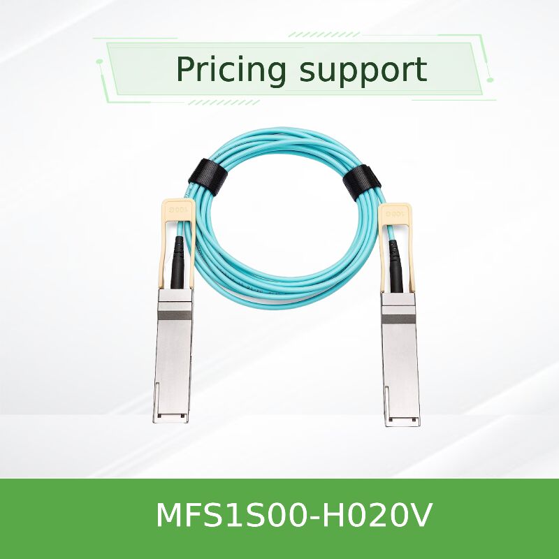 mellanox MFS1S00-H020V 20m 200Gb/s QSFP56 Active Optical Cable Long-Reach Data Center Interconnect Solution