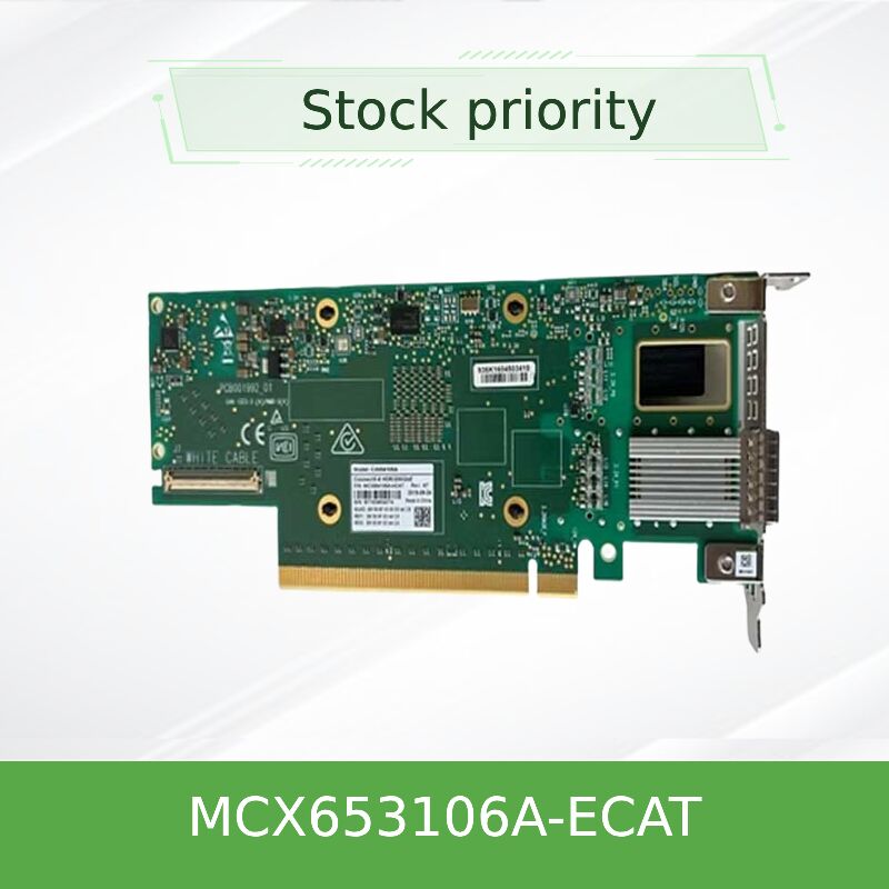 NVIDIA MCX653106A-ECAT ConnectX-6 100Gb/s Διπλού Θυρώματος InfiniBand & Ethernet Smart Network Interface Card