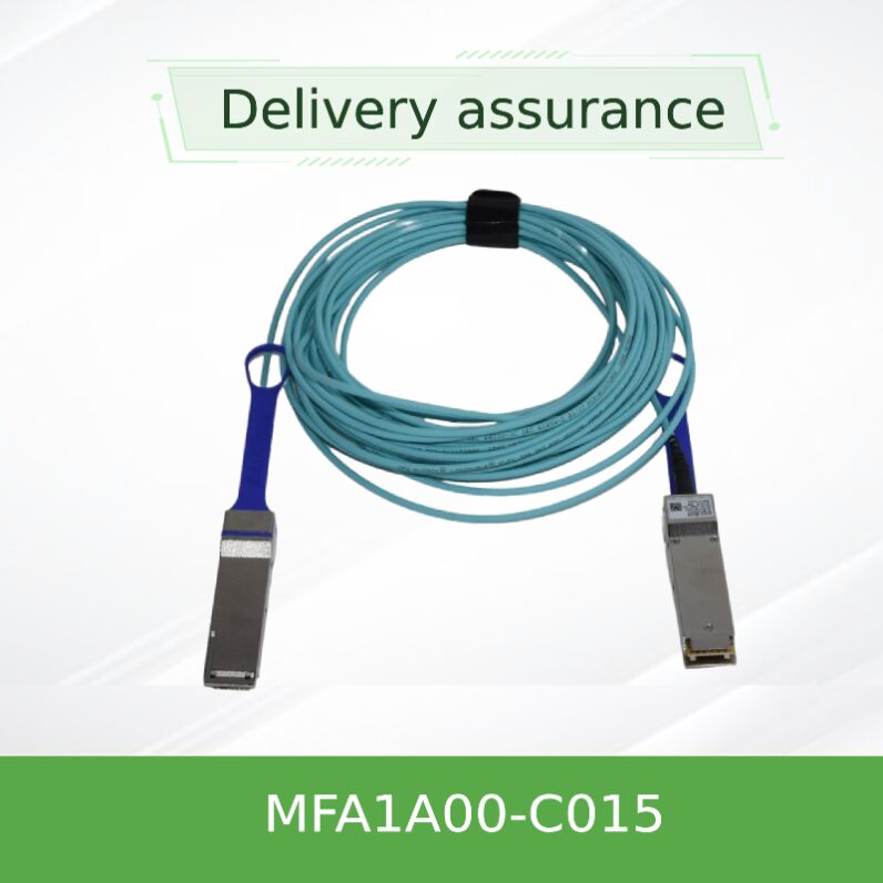 NVIDIA MFA1A00-C015 100Gb/s QSFP28 ενεργό οπτικό καλώδιο   15m 100GbE & InfiniBand EDR LSZH