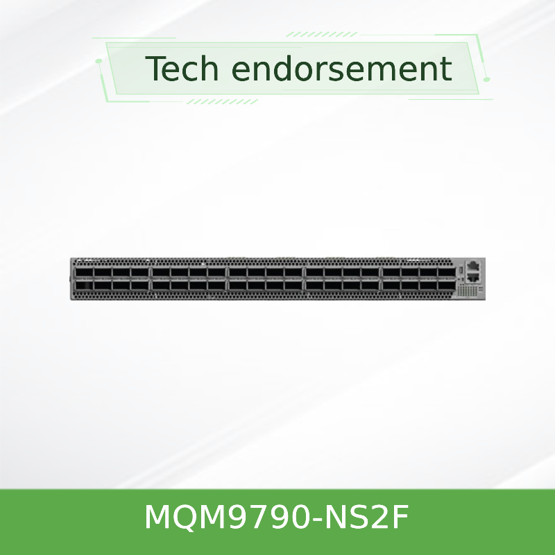 NVIDIA Mellanox MQM9790-NS2F 64-Port NDR 400Gb/s InfiniBand Router. 51.2Tb/s Εξοπλισμός με προηγμένη δρομολόγηση & P2C Airflow