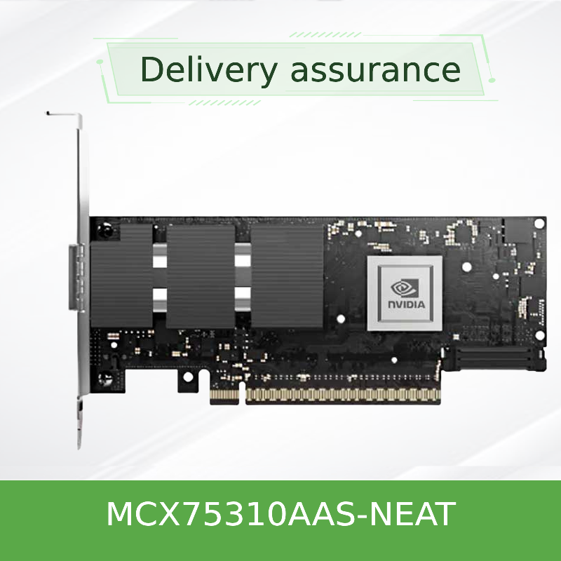 NVIDIA MCX75310AAS-NEAT ConnectX-7 400Gb/s InfiniBand Adapter. PCIe 5.0 x16 OSFP
